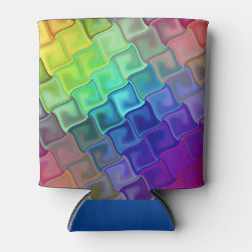 Rainbow Tile Pattern Can Cooler