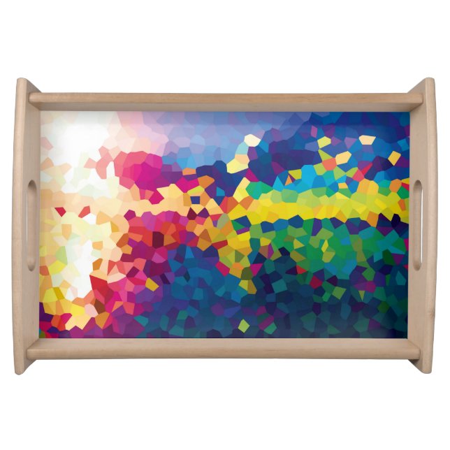 Rainbow Tile Serving Tray (Front)