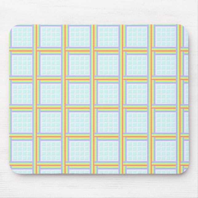 Rainbow Tiles Mouse Pad (Front)