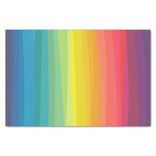 Rainbow Tissue Paper | Zazzle.com