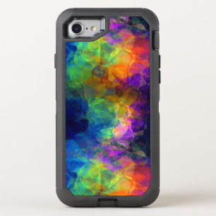 Rainbow Tissue Paper OtterBox Defender iPhone SE/8/7 Case