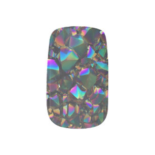 Rainbow Titanium Quartz   Minx Nail Art Decals