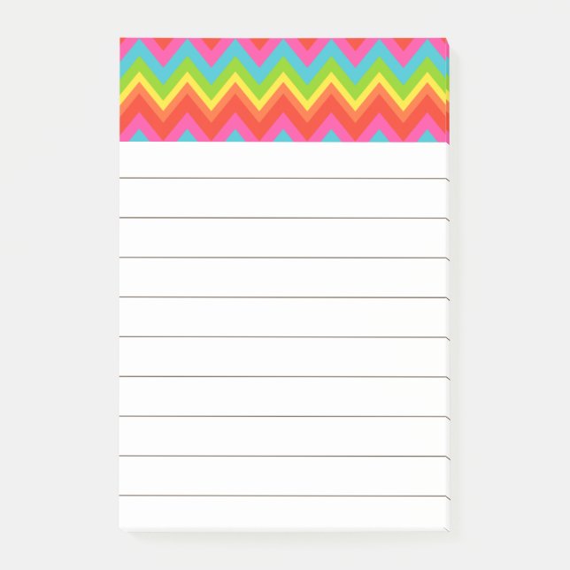  Rainbow To Do List Post It Notes (Front)