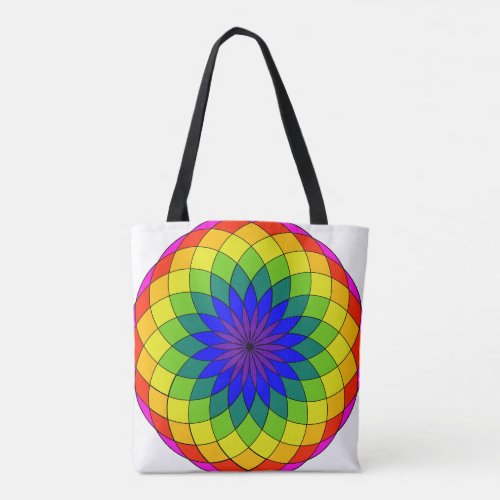 Rainbow Torus Tote Bag
