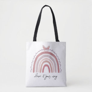 Rainbow Tote Bag, Shoulder Tote Bag