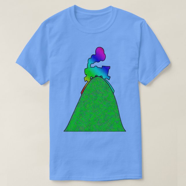 Rainbow Train T-Shirt (Design Front)