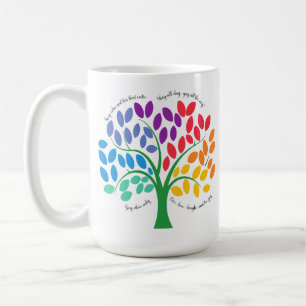 Rainbow Tree Coffee Mug 