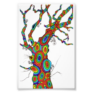 Rainbow Tree - colorful photographic print