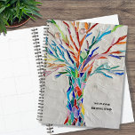 Rainbow Tree Custom Name 2023   Planner<br><div class="desc">This unique Planner is decorated with a rainbow-colored tree on a pale gray background. The original design was made in mosaic using tiny pieces of brightly colored glass. Customize it with your name and year. Use the Design Tool option to change the text size, style, or color. Because we create...</div>