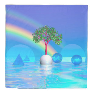 Rainbow Tree  Duvet Cover