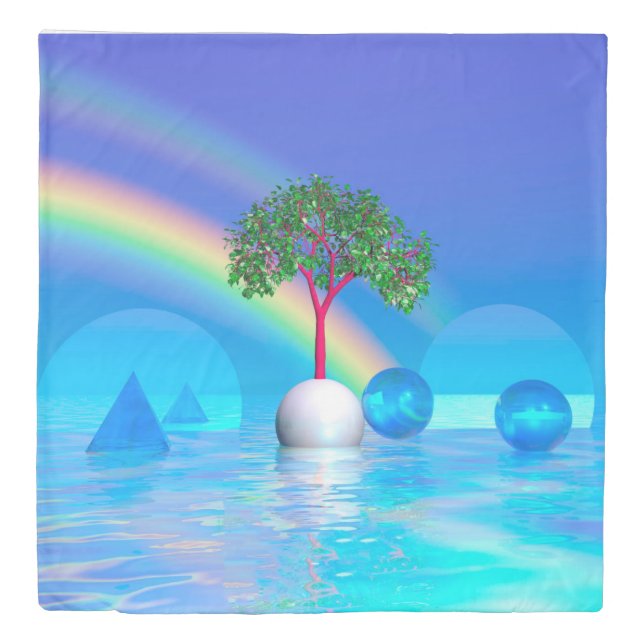 Rainbow Tree  Duvet Cover (Front)