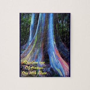 Rainbow Tree of Hawaii Puzzle and Gift Box