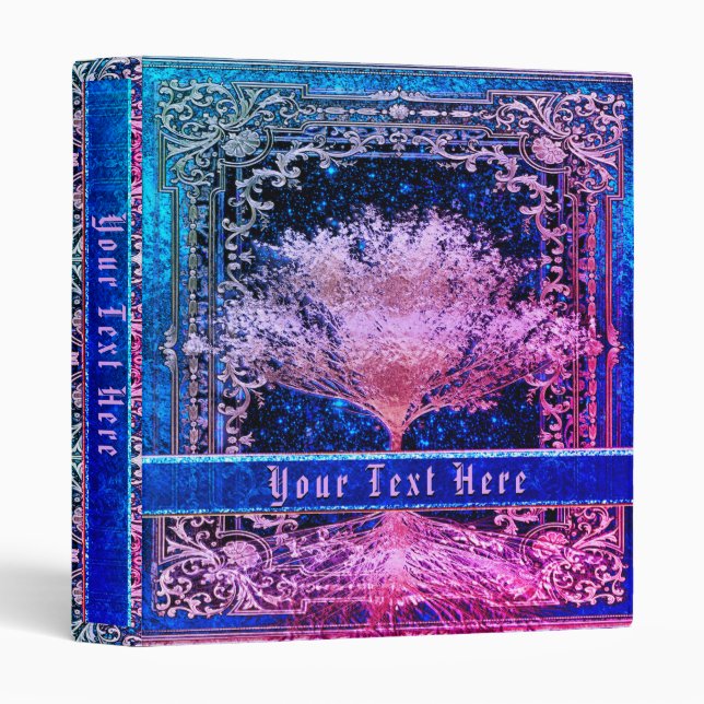 Rainbow Tree of Life 3 Ring Binder (Front/Spine)