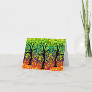 Rainbow Tree of Life Card