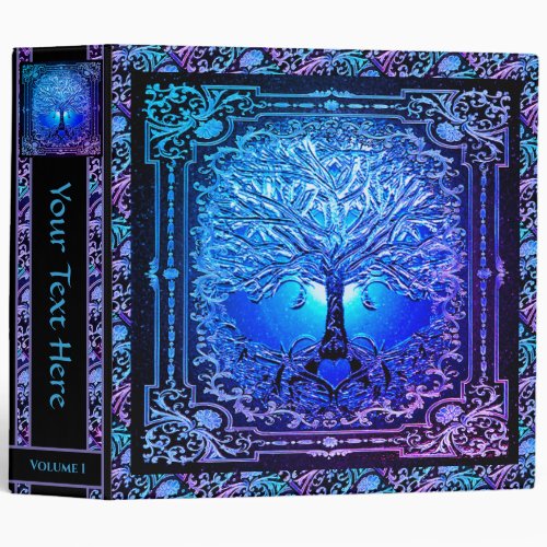 Rainbow Tree of Life Inner Light 3 Ring Binder