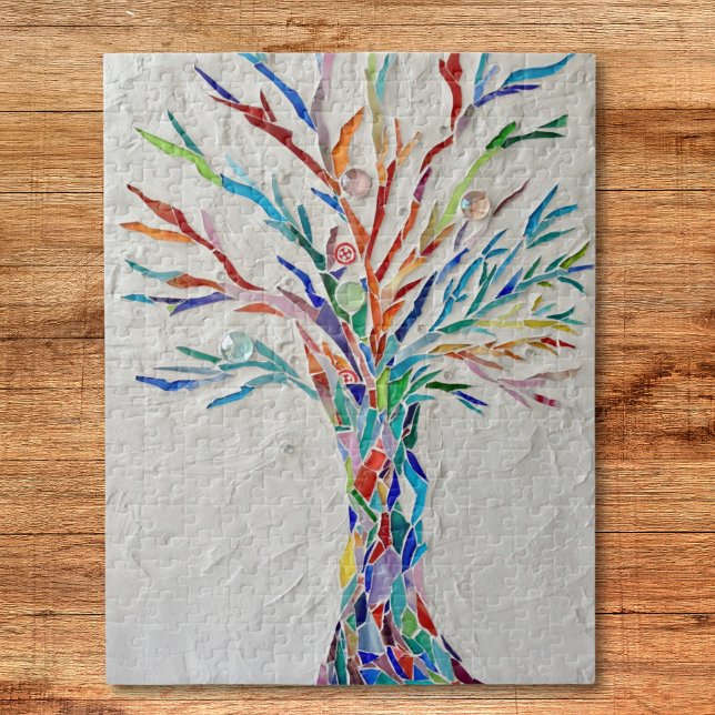 Rainbow Tree of Life Mosaic Jigsaw Puzzle (Creator Uploaded)