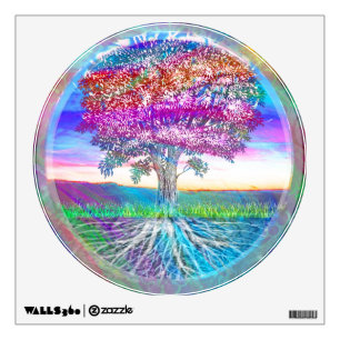 Rainbow Tree of Life Wall Decal