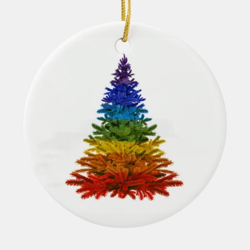 RAINBOW tree ornament