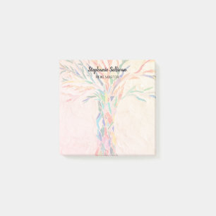 Rainbow Tree Personalized Post-it Notes