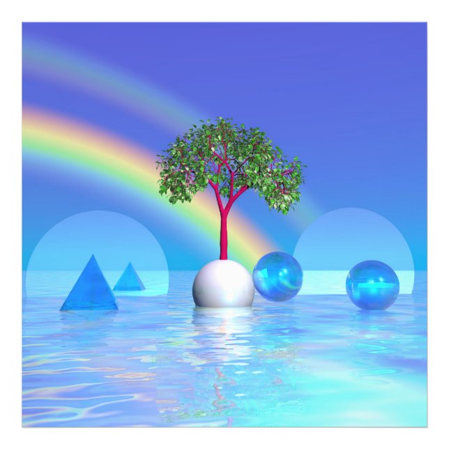 Rainbow Tree  Photo Print (Front)