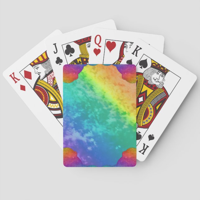 RAINBOW TREE   POKER CARDS (Back)