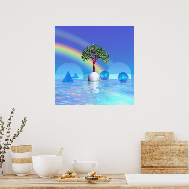 Rainbow Tree Poster (Kitchen)
