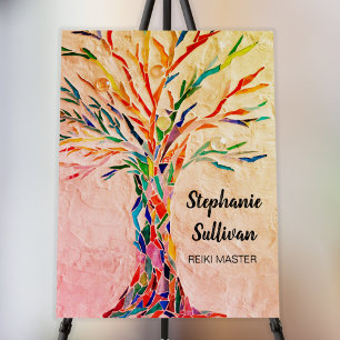 Rainbow Tree Reiki Master Foam Board