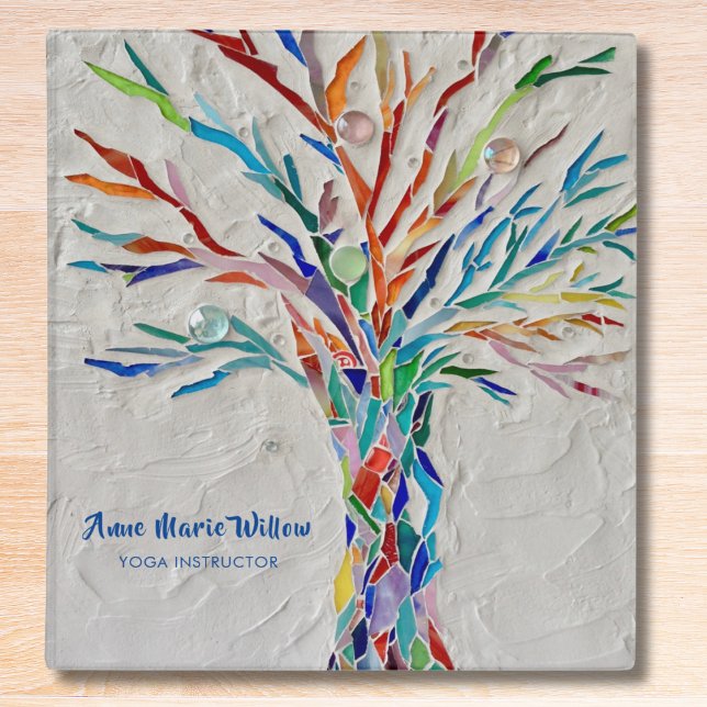 Rainbow Tree Yoga Instructor 3 Ring Binder (Creator Uploaded)