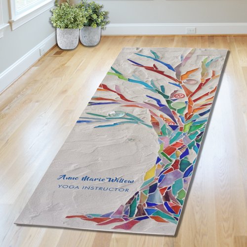 Rainbow Tree Yoga Instructor Yoga Mat