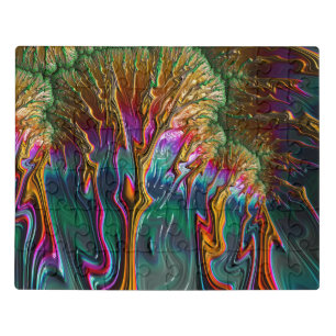 Rainbow Trees Puzzle