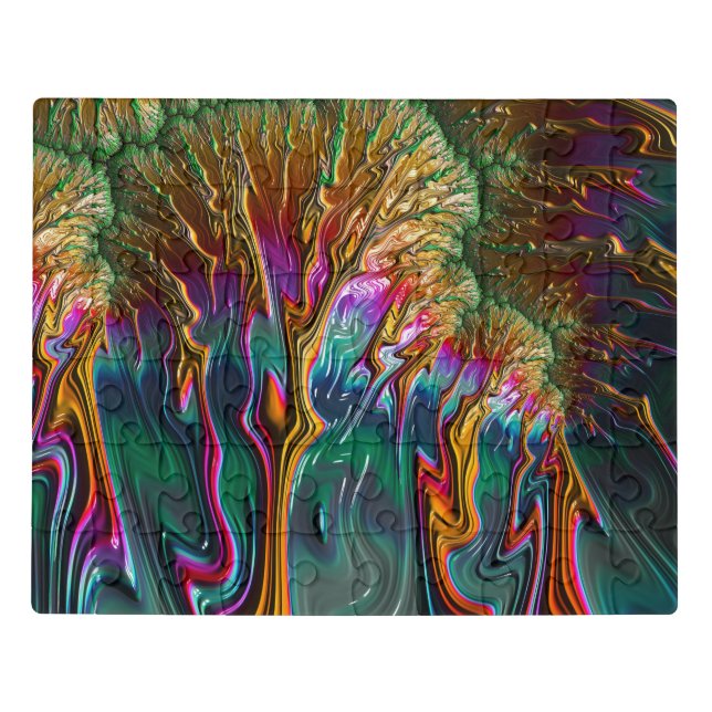 Rainbow Trees Puzzle (Puzzle Horizontal)