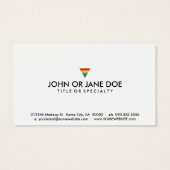 rainbow triangle (Back)