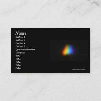 Rainbow Triangle Business Card