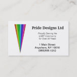 Rainbow Triangle Business Card at Zazzle