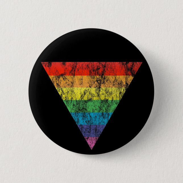 rainbow triangle button (Front)