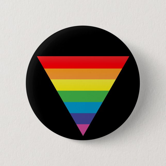 rainbow triangle. button (Front)