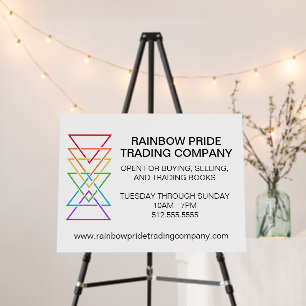Rainbow Triangle Company Gay Pride Event Foam Board