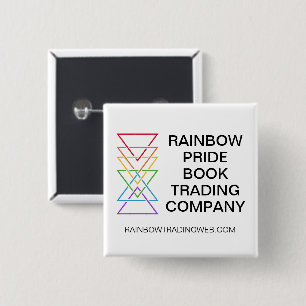 Rainbow Triangle Company Gay Pride Logo Button