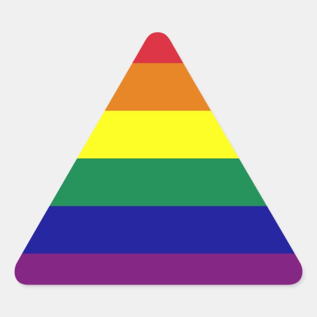 Rainbow Triangle Sticker (Front)