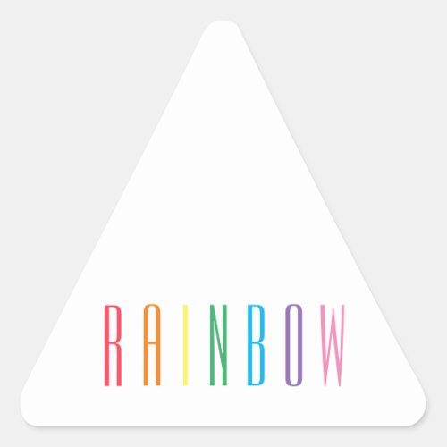 RAINBOW Triangle Stickers