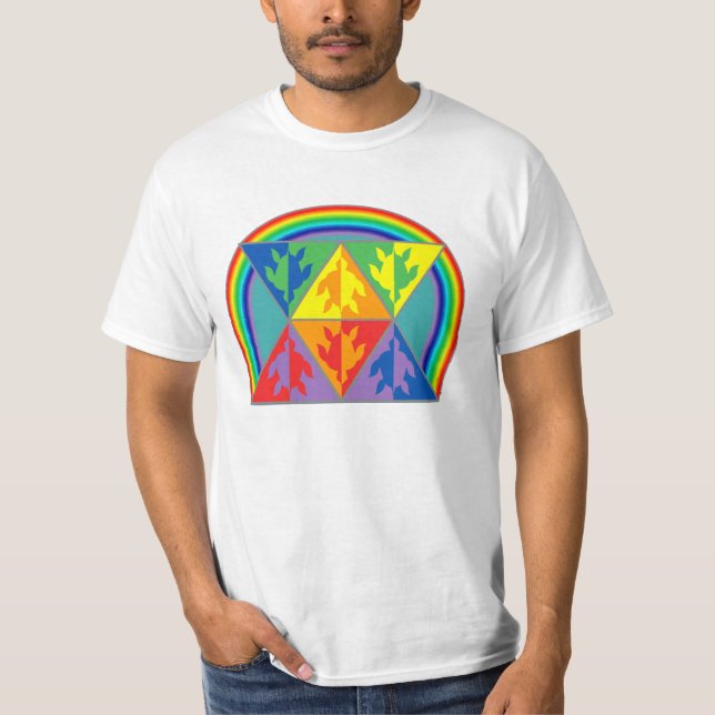 Rainbow Triangle Turtles Apparel T-Shirt (Front)