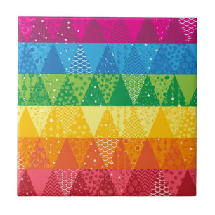 Rainbow Triangles Tile
