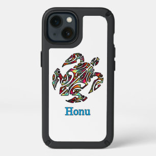 Rainbow Tribal Hawaiian Sea Turtle Speck iPhone 13 Case
