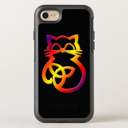 Rainbow Trinity Knot Celtic Cat Apple iPhone 8/7