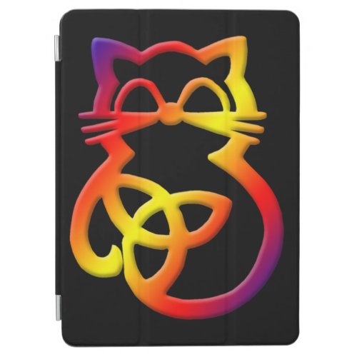 Rainbow Trinity Knot Celtic Cat iPad Air 2 Cover