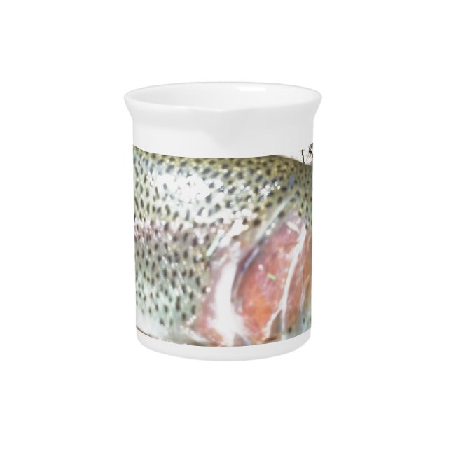Rainbow trout beverage pitcher (Front)