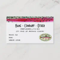 Rainbow Trout Business Card