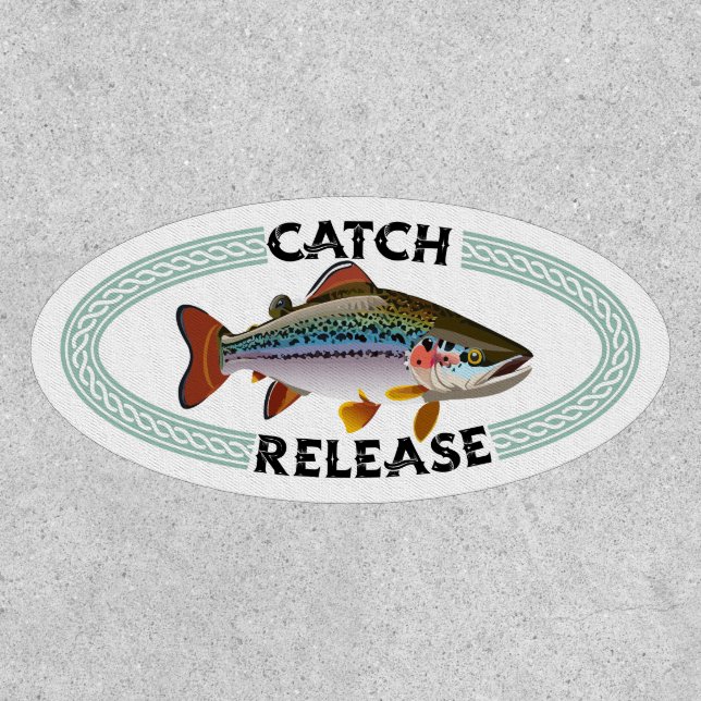 Rainbow Trout Catch Release Resource Conservation Patch (Front)