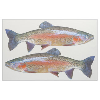 Rainbow Trout Fat Quarter Fabric
