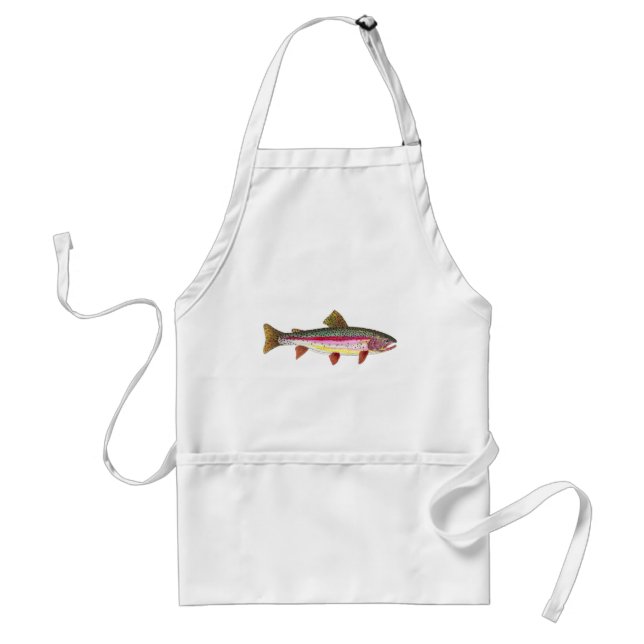 Rainbow Trout Fish Adult Apron (Front)
